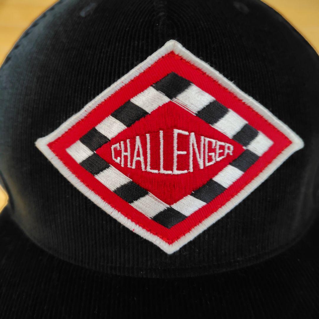 チャレンジャー　キャップ　ブラック