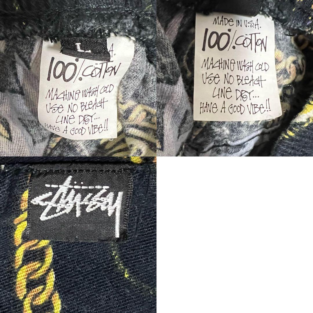 old stussy ショーツ 黒タグ 80s アメリカ製