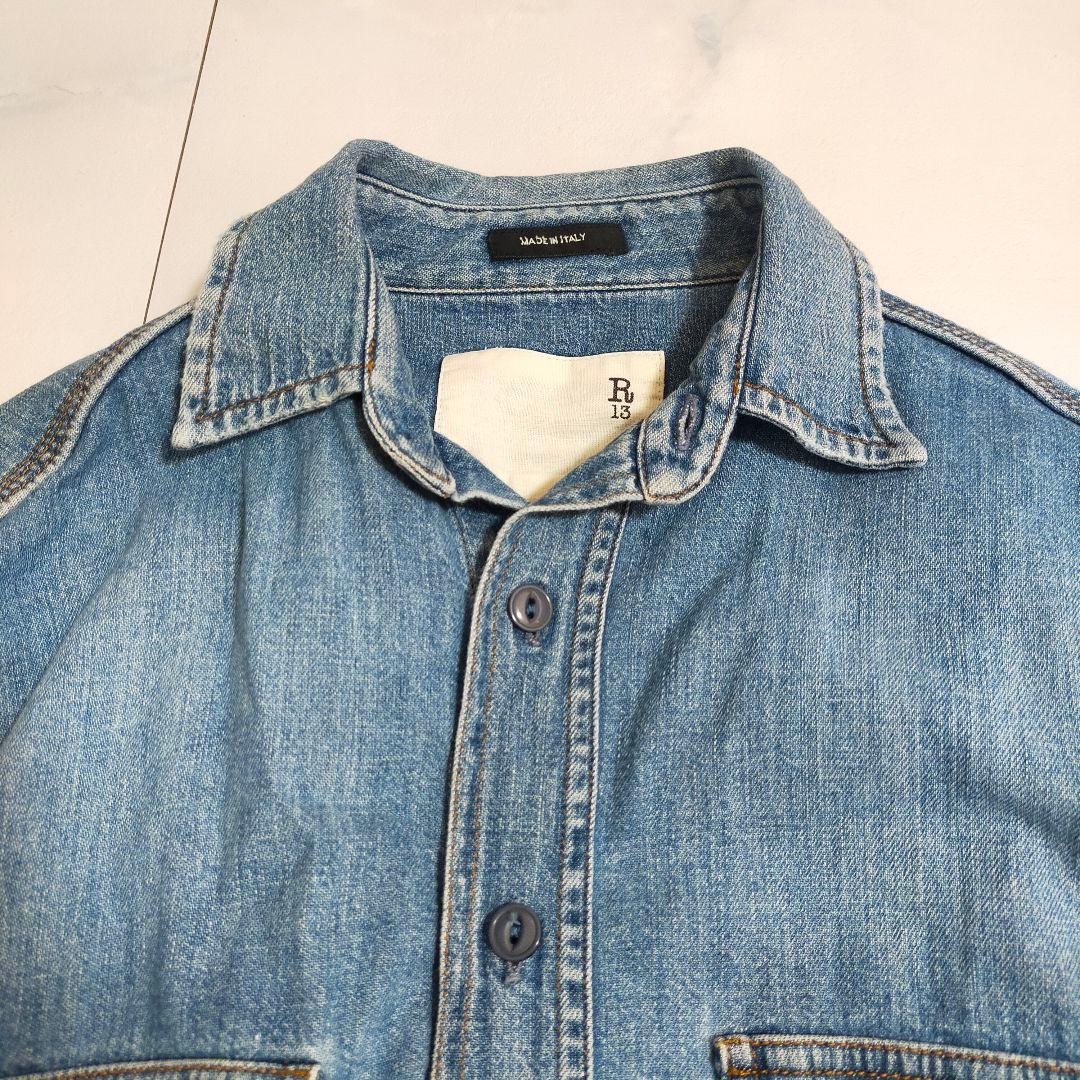 希少✨R13 クロップド　デニムシャツ　ジャケット　ドゥーズィエムクラス取扱