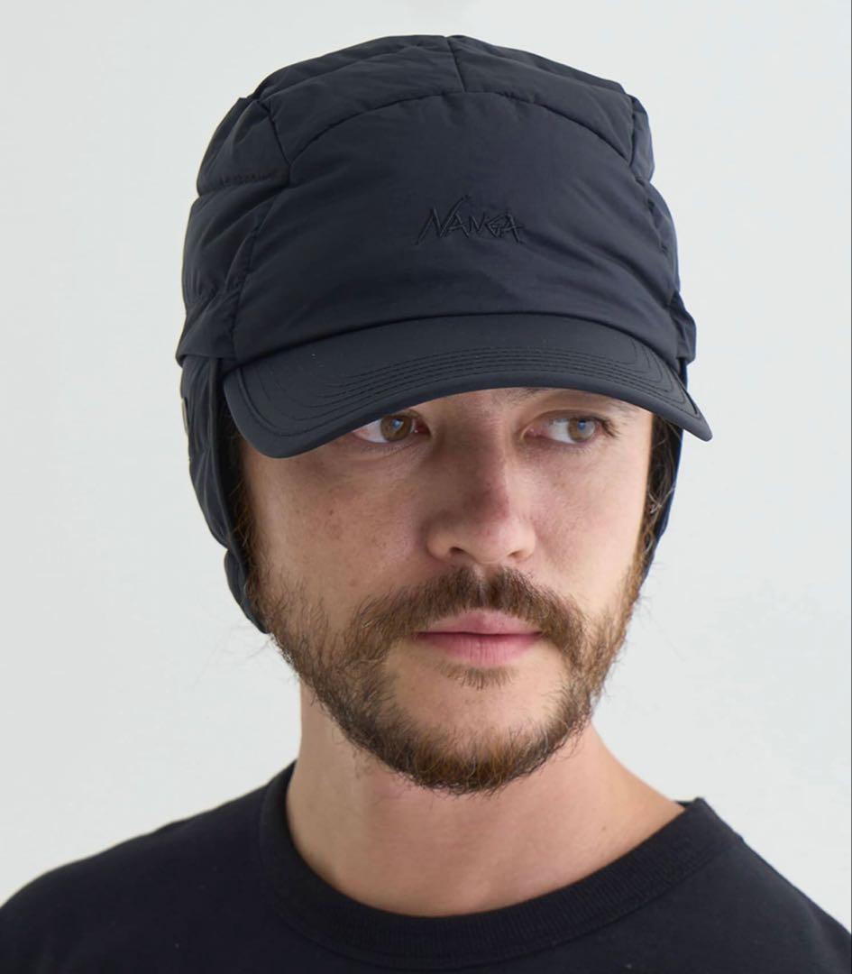 寒波セール⛄️ 最終価格❣️新品未使用✨ナンガダウンキャップ　2way黒ブラック