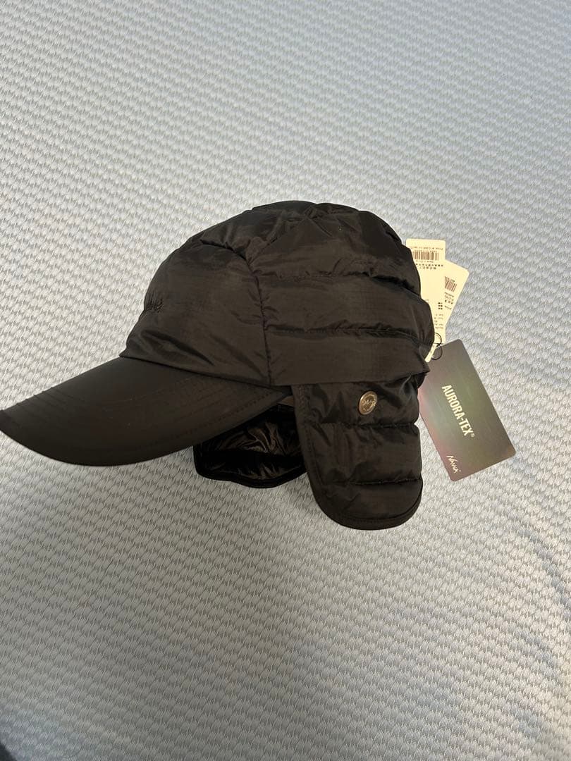 寒波セール⛄️ 最終価格❣️新品未使用✨ナンガダウンキャップ　2way黒ブラック