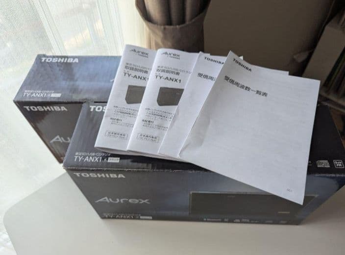 東芝 TY-ANX1(K) ハイスペック CD ラジオ