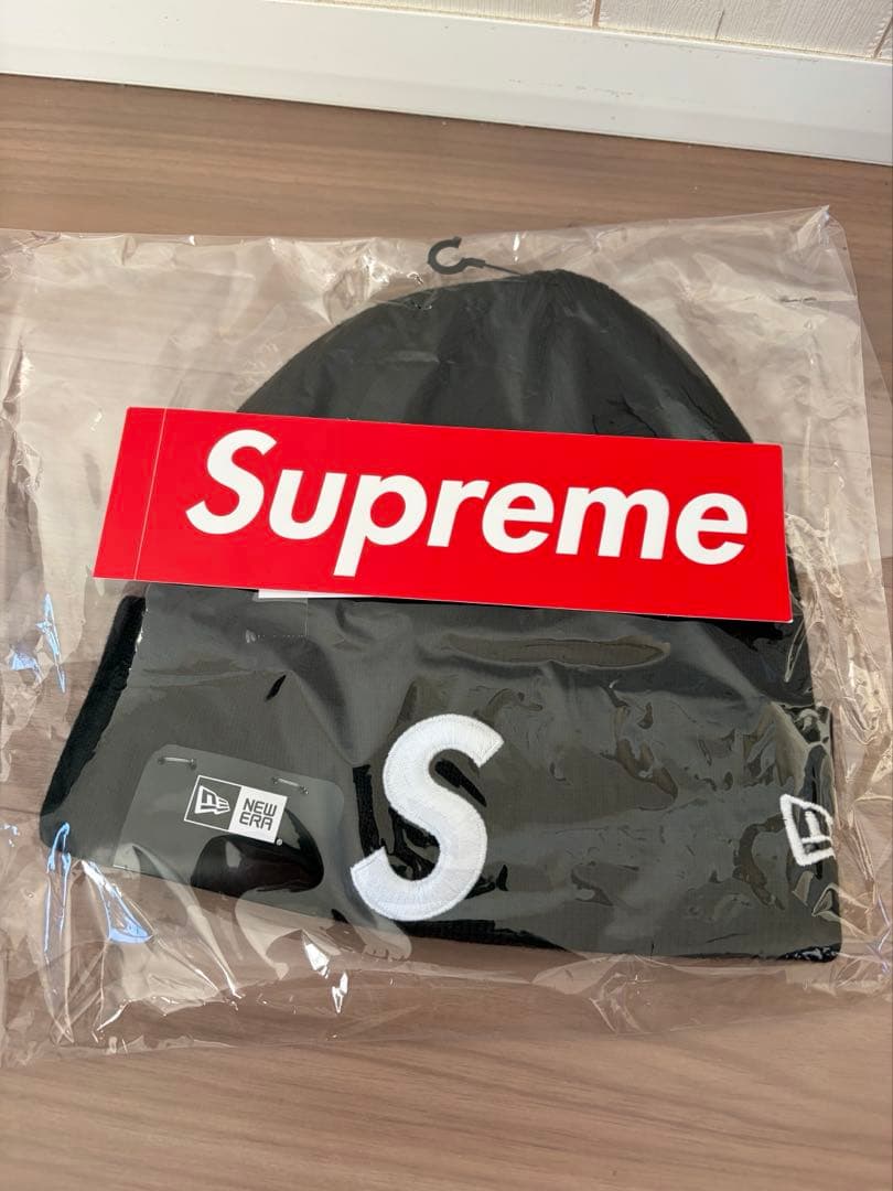 supreme New Era® S Logo Beanie Black