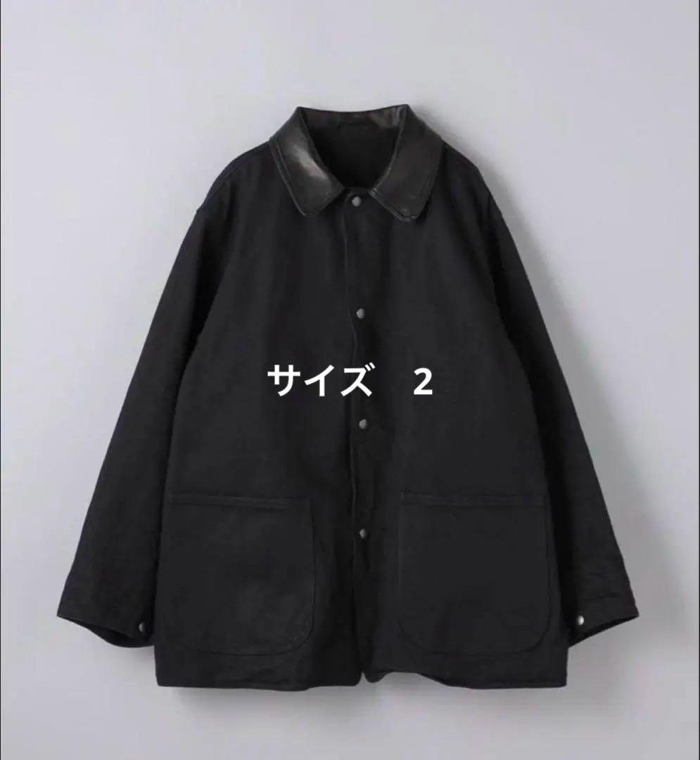 comoli 24aw デニムレザーワークジャケット　2