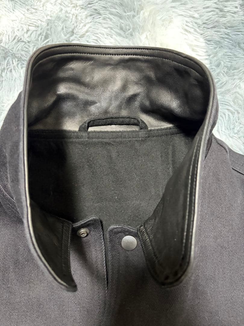 comoli 24aw デニムレザーワークジャケット　2