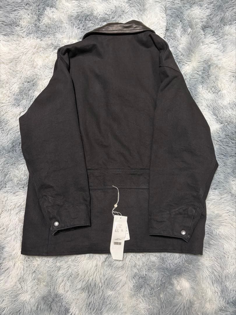 comoli 24aw デニムレザーワークジャケット　2