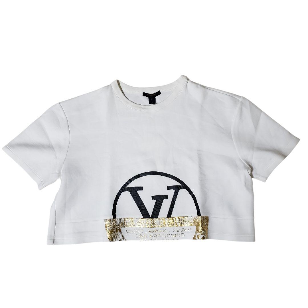 Louis Vuitton ホワイト クロップド Tシャツ M　ルイヴィトン