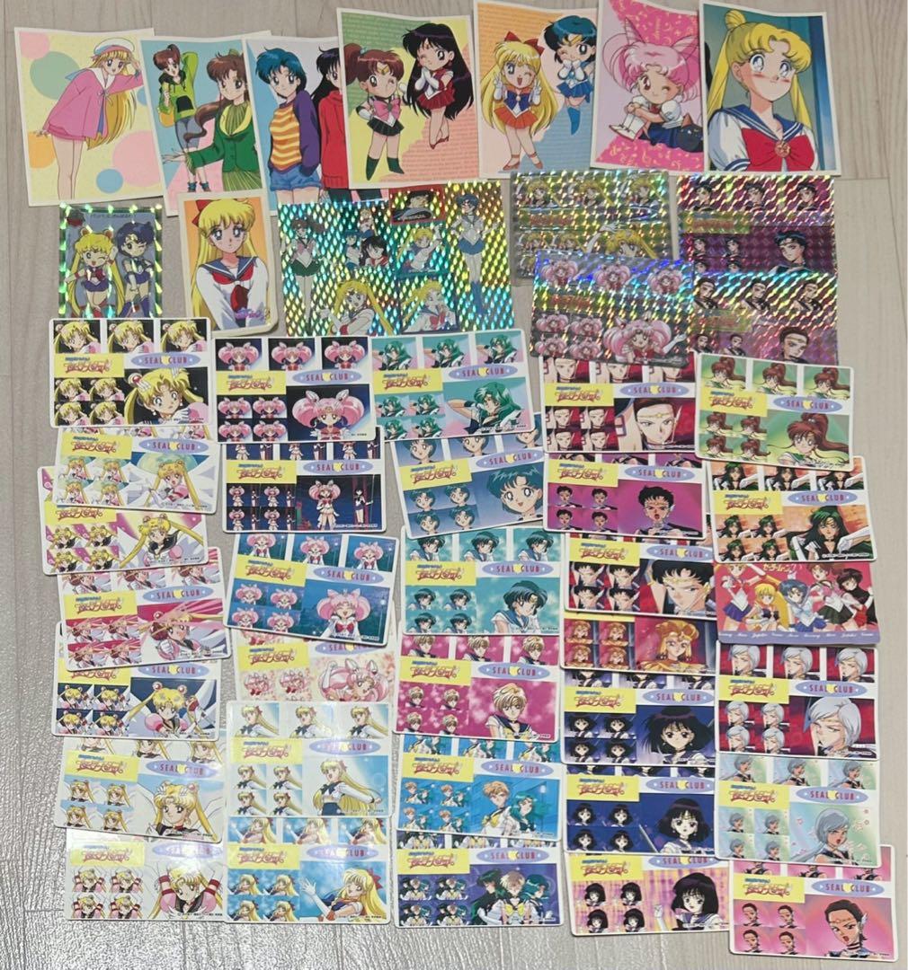 セーラームーン セーラースターズ シールクラブ ステッカー ポスカ Supers