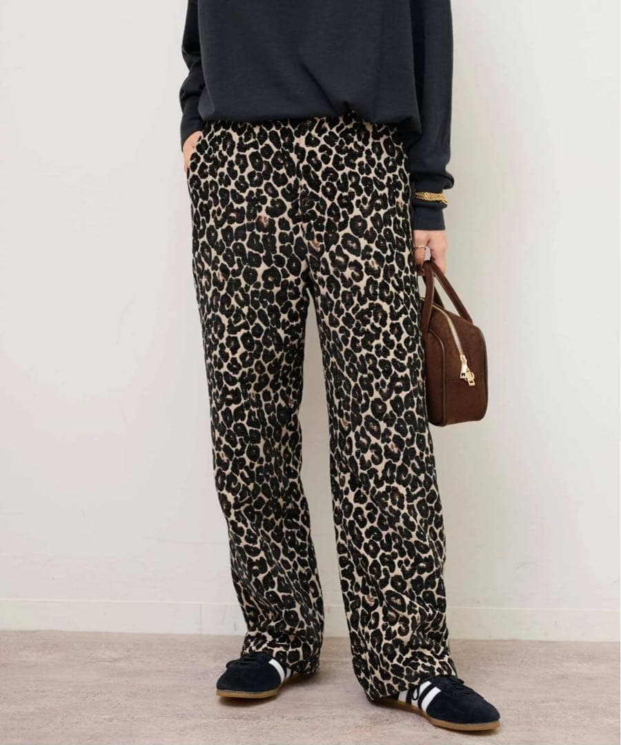 レオパードジャガードパンツ　JOURNAL STANDARD relume