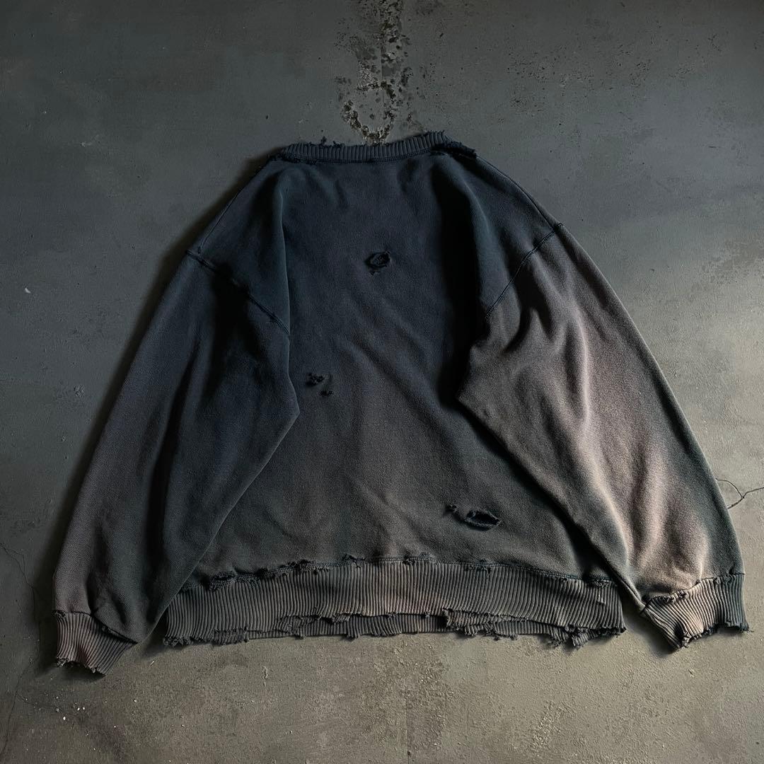 90's Champion”sun fade ”grunge”borosweat