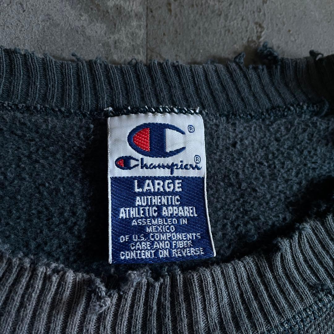 90's Champion”sun fade ”grunge”borosweat