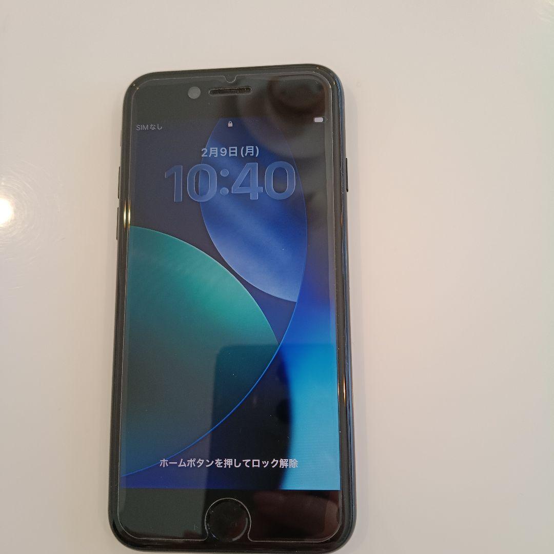 Apple iPhone SE3 ミッドナイト 64G レザーケース付