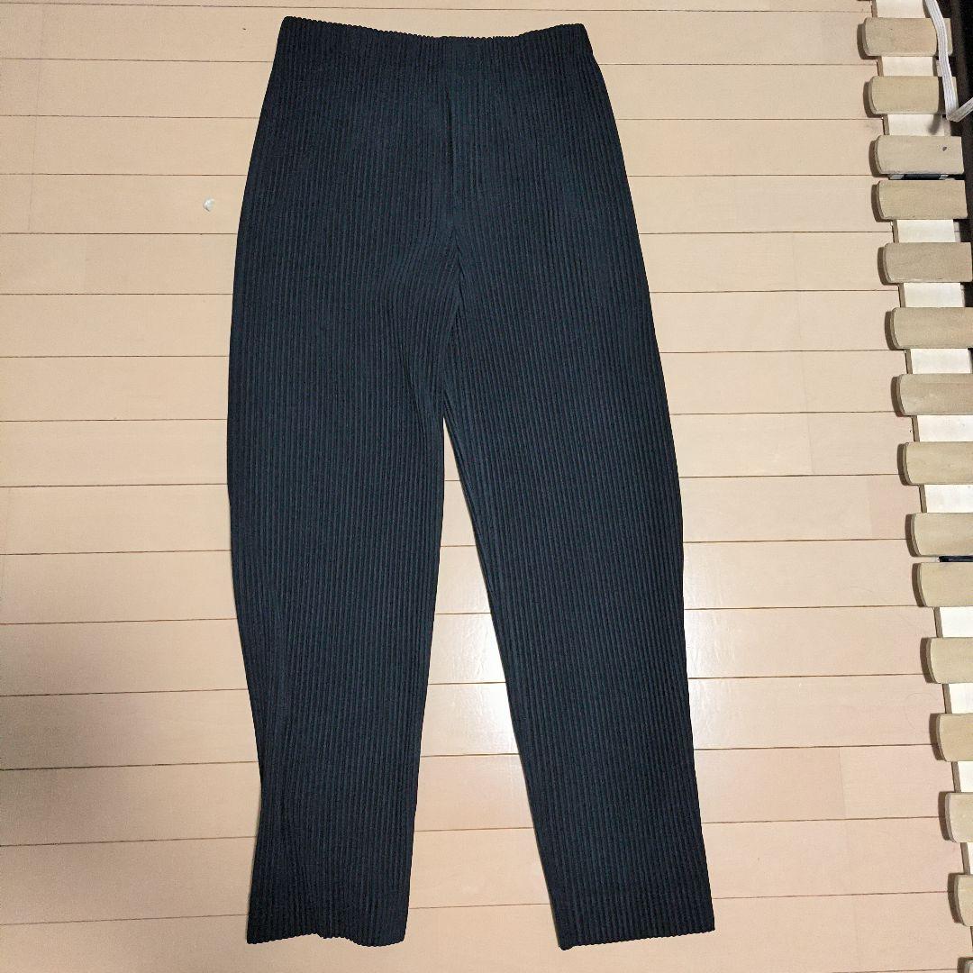 HOMME PLISSÉ ISSEY MIYAKE プリーツパンツ 黒Size3