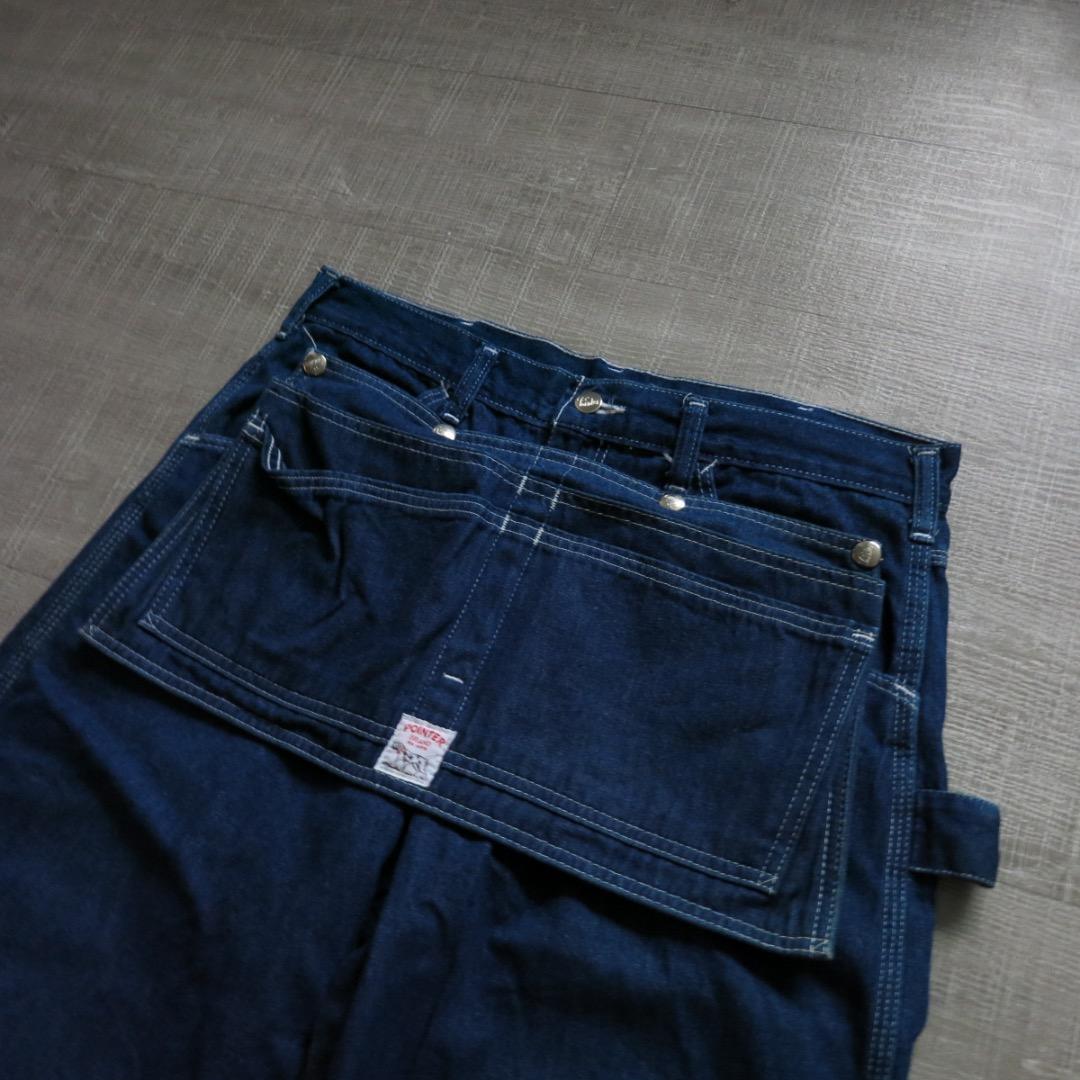 w34 POINTER ポインター ペインターパンツ 90s デニムパンツ 濃紺