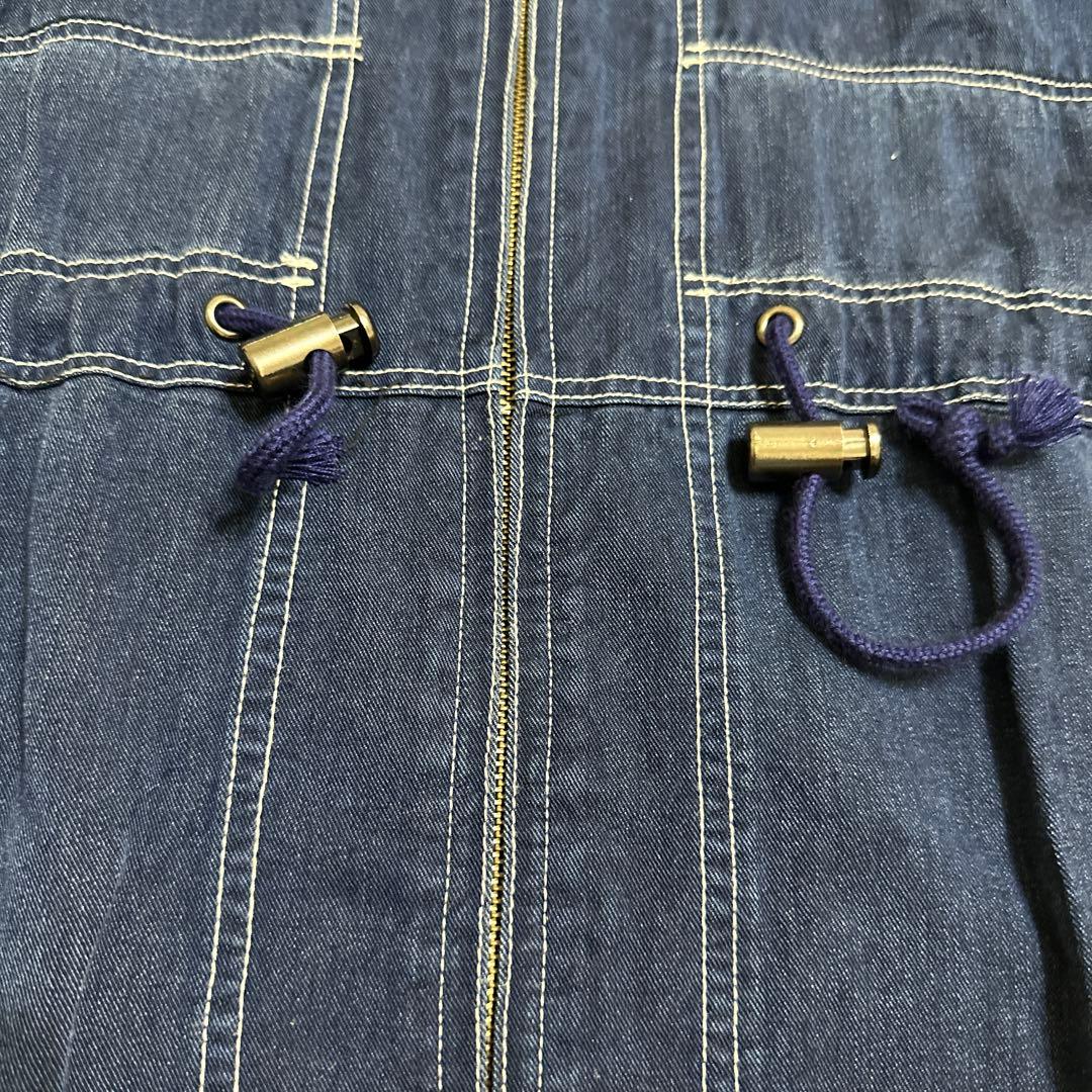 HAI SPORTING GEAR イッセイミヤケ デニム フード付きジャケット