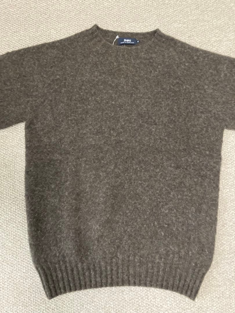 【新品】SHIPS別注 HARLEY OF SCOTLAND シャギーニット