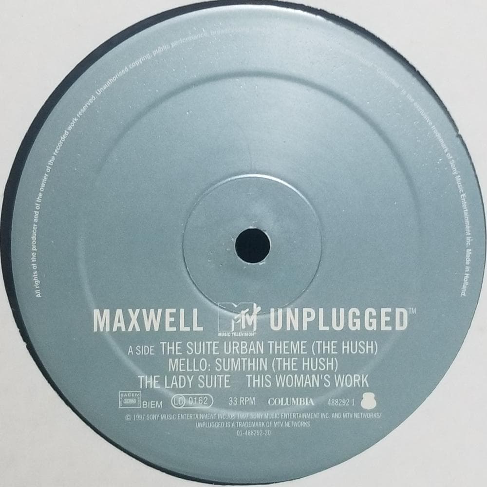 洋楽 Maxwell - MTV Unplugged