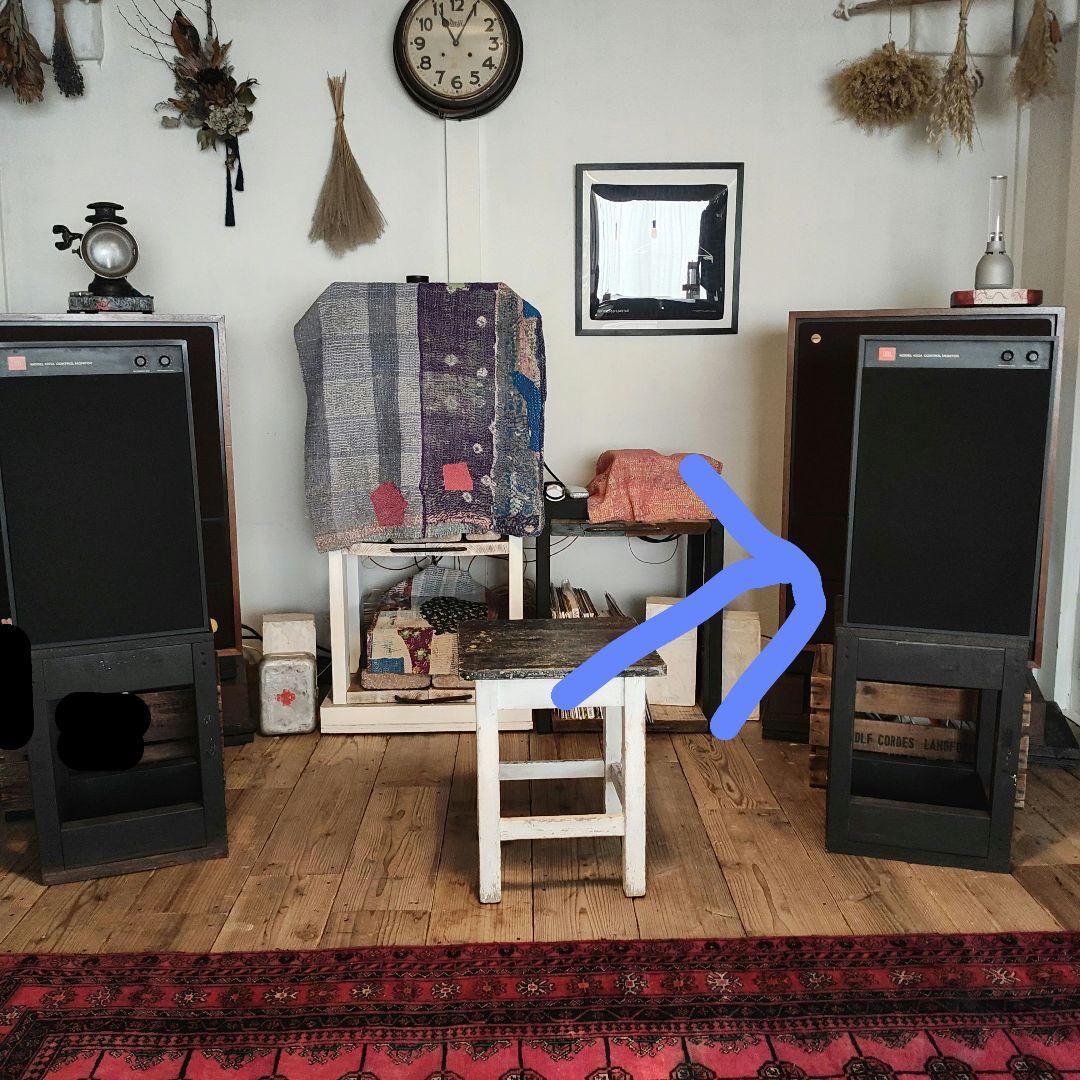 【状態良】 JBL 4312A スピーカー 右側とスピーカーケーブル2種類セット