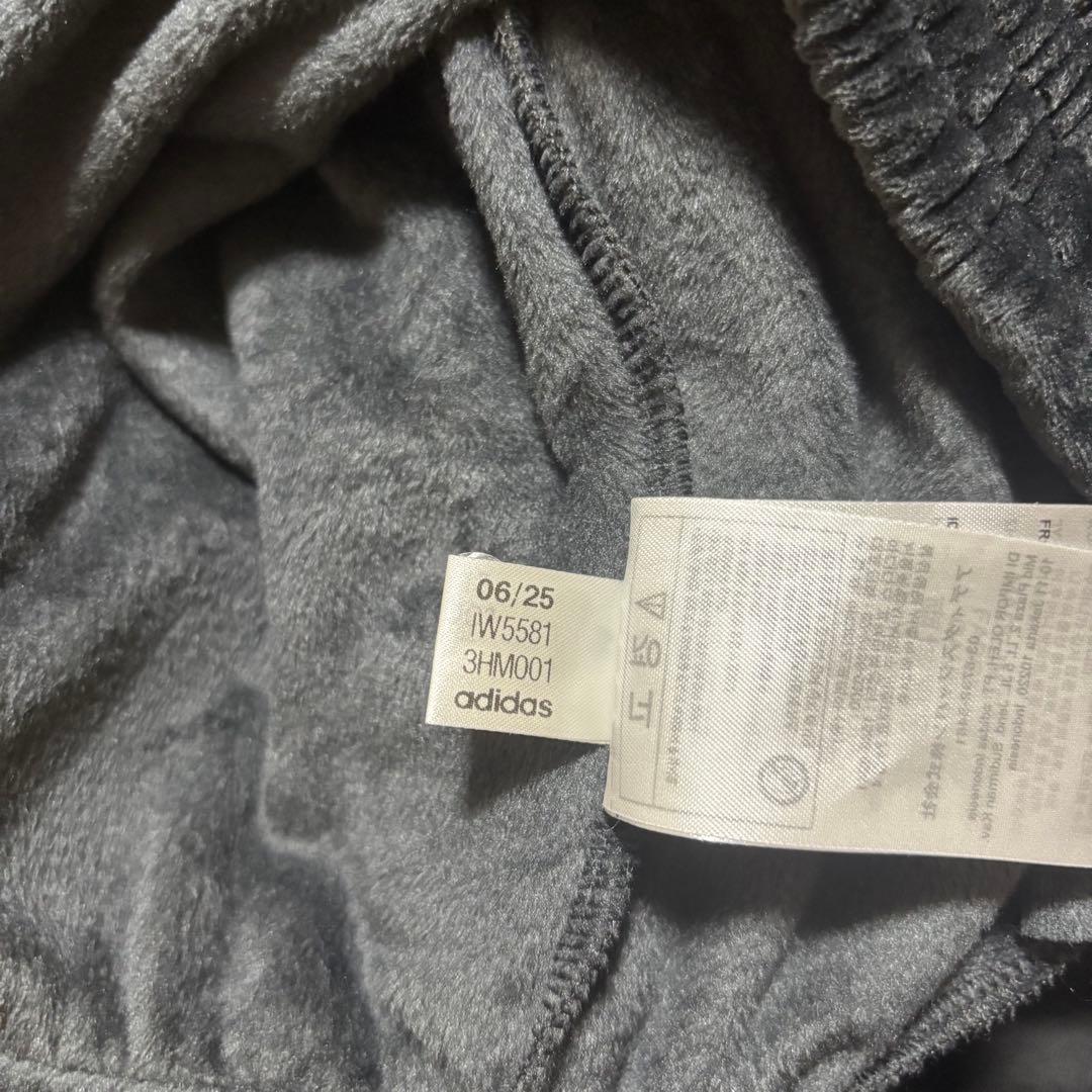 adidas ベロア ジャージ XL 黒/白 アディブレイク