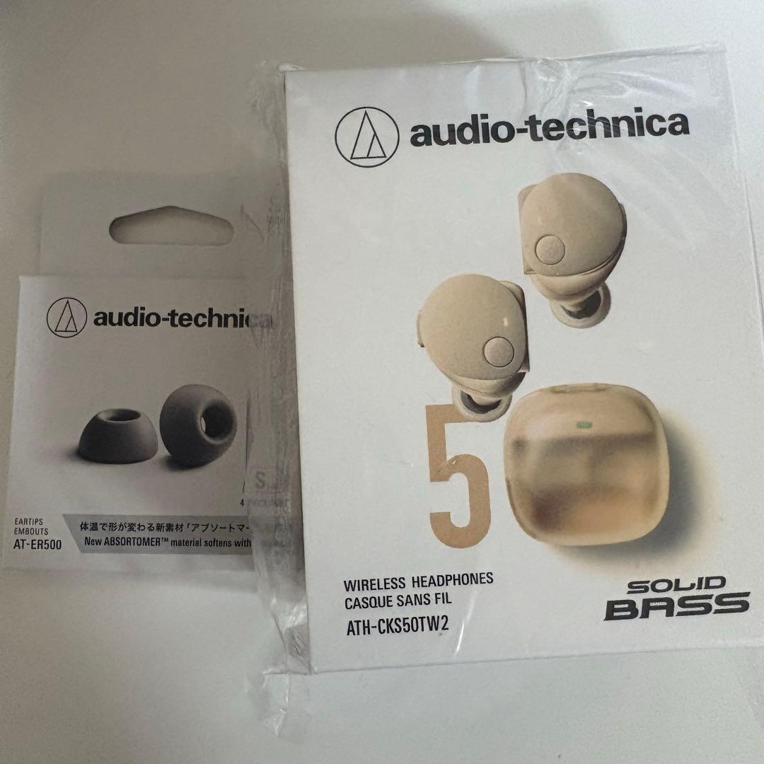 audio-technica ワイヤレスイヤホン ATH-CKS50TW2
