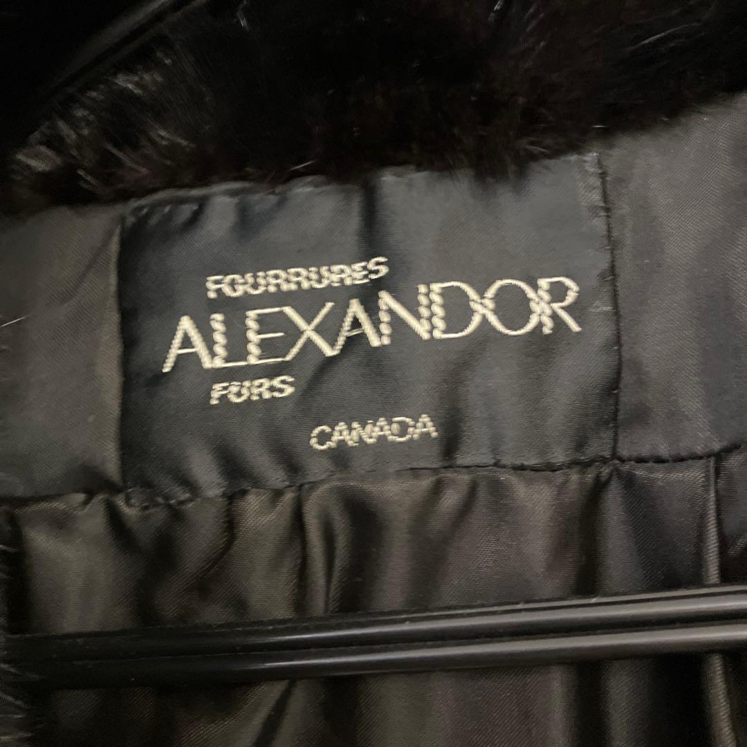 ALEXANDOR FURS ブラックファーコート