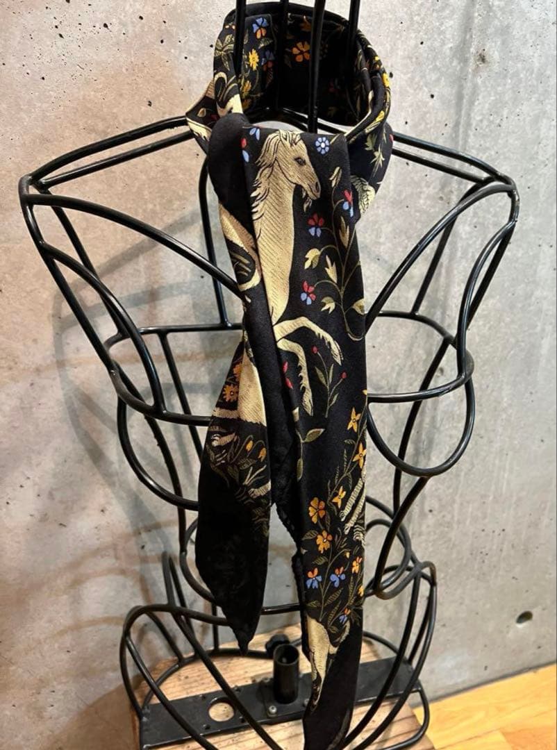 ANATOMICA Drake's スカーフ ドレイクス アナトミカ ストール黒