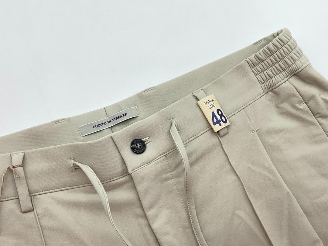 新品 giab's ARCHIVIO 永久クリースストレッチスラックス 48