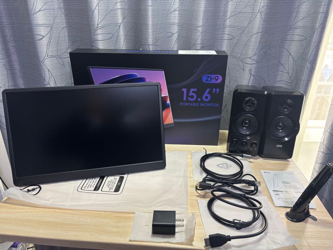 15.6インチモバイルモニター 本体　サンワスピーカー　ペン型マウス まとめ売