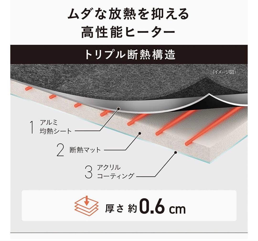 パナソニック ホットカーペット ヒーター本体 3畳 241×190cm DC-3