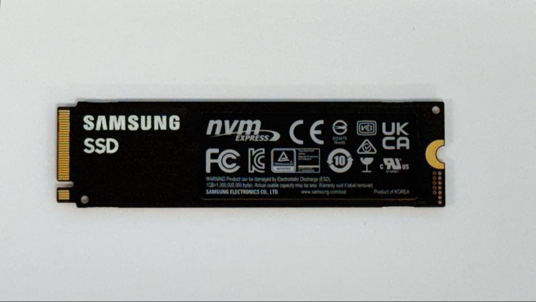 内蔵型SSD Samsung 500GB NVMe SSD