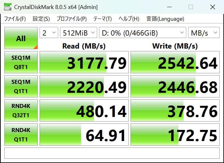 内蔵型SSD Samsung 500GB NVMe SSD