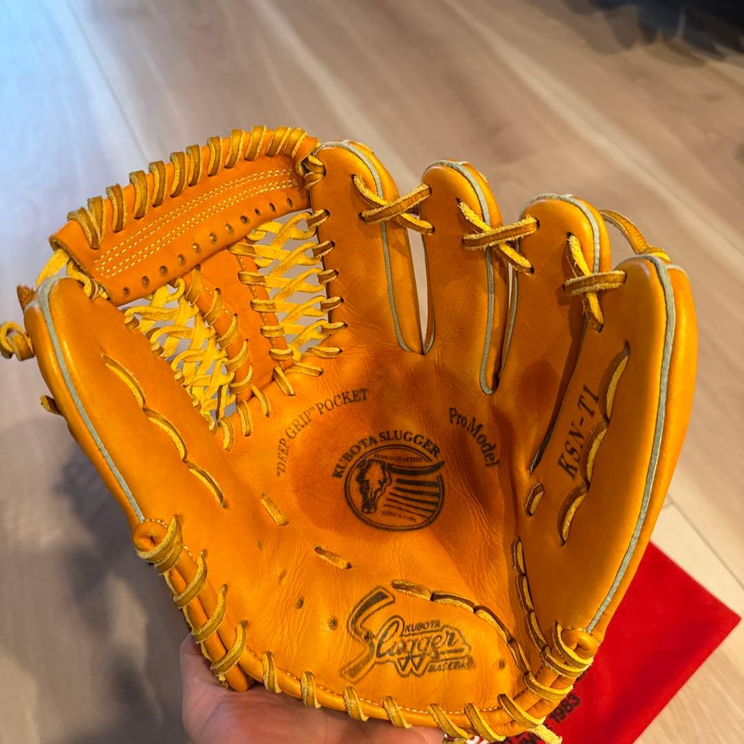 スラッガー 軟式グローブ オレンジ