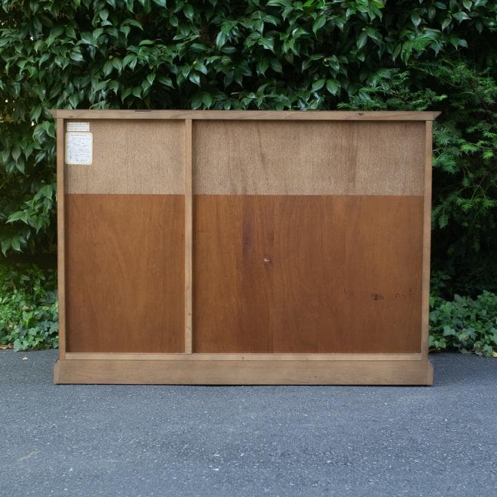 勇峰工芸 花柄 サイドボード ナラ材 葉山ガーデン 葉山家具 旭川 北海道