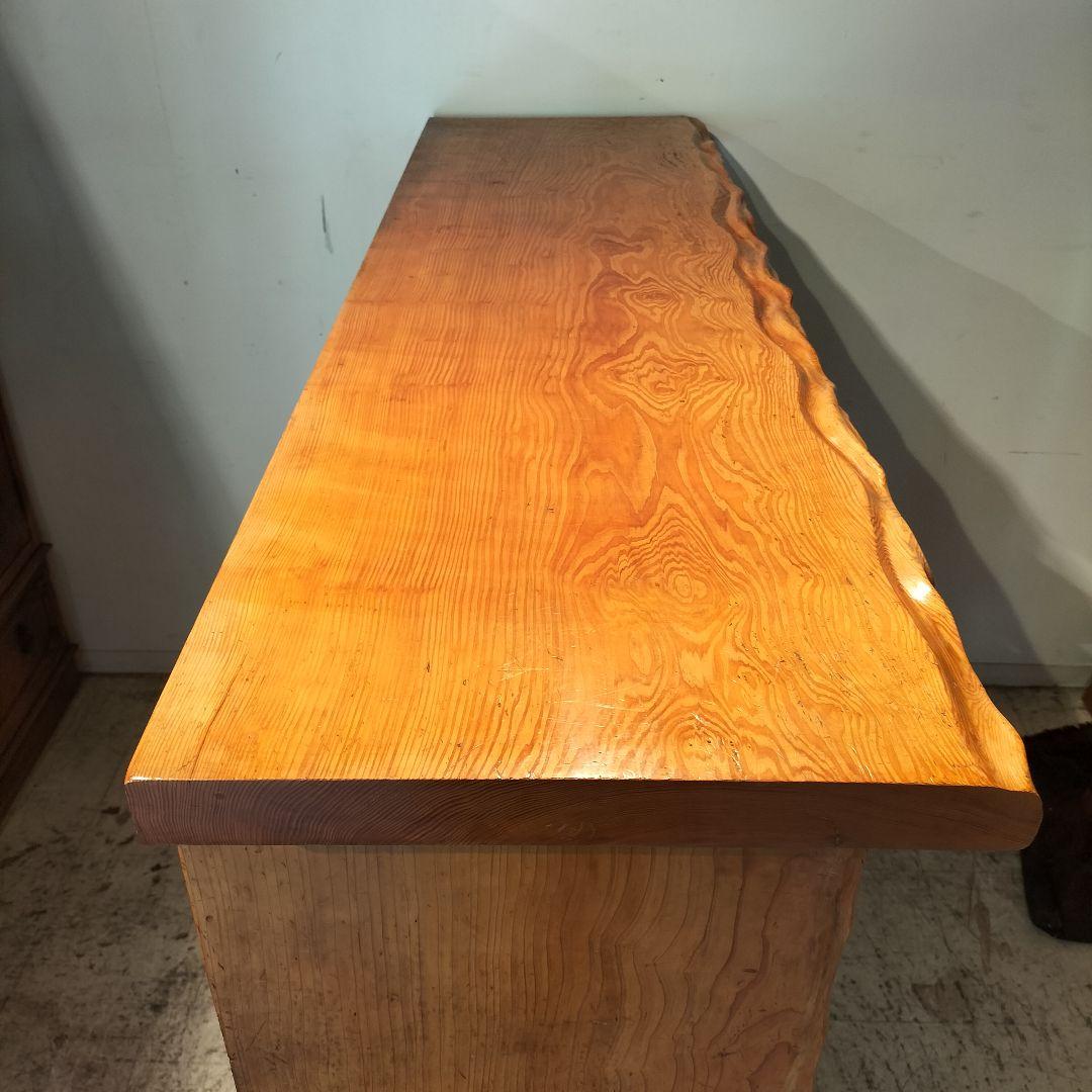 M●WS東名 希少 和ヴィンテージ 屋久杉 茶棚 飾り棚 サイドボード