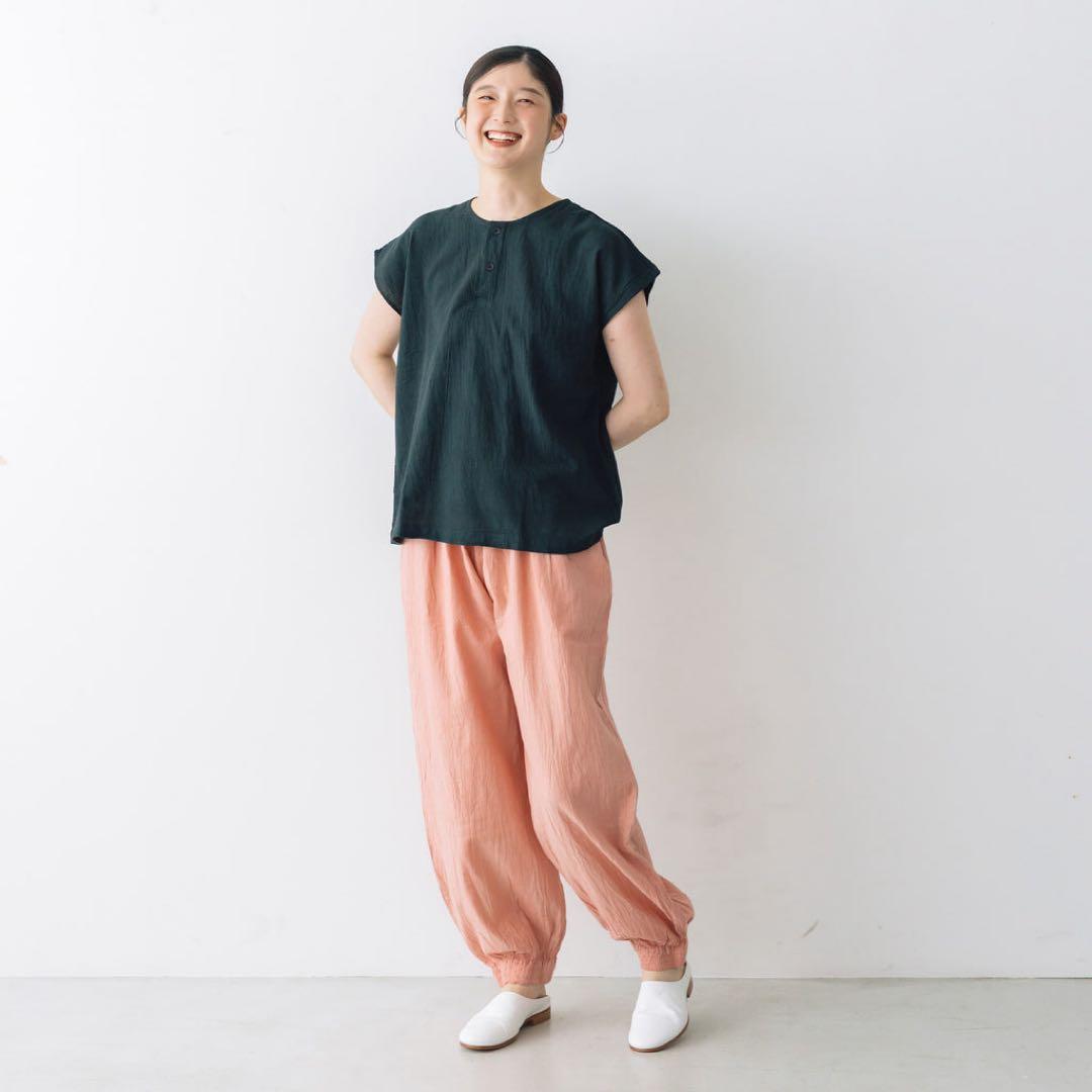 ヂェン先生の日常着 定価1.5万 バルーンパンツ スリム ピンク