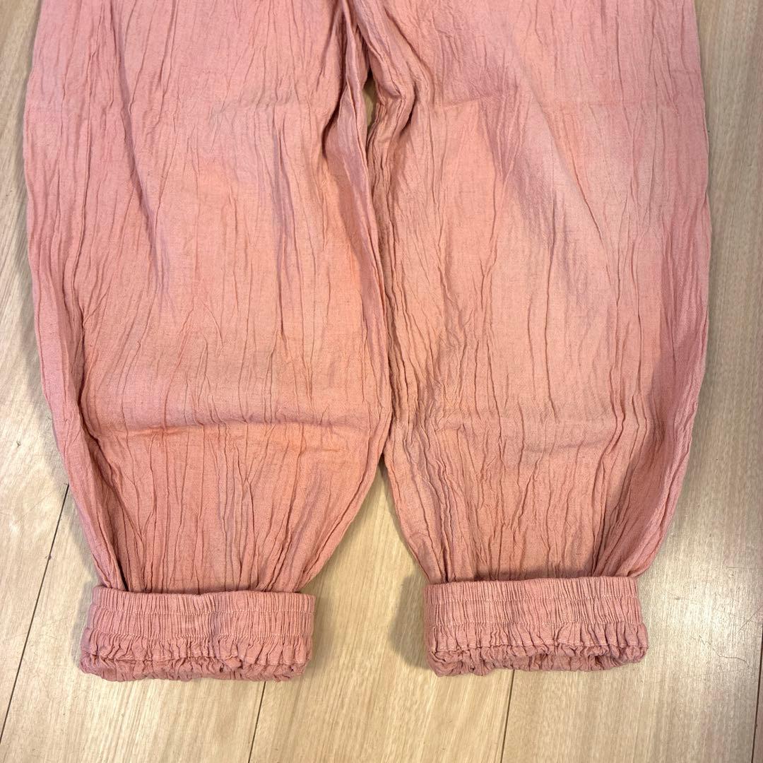 ヂェン先生の日常着 定価1.5万 バルーンパンツ スリム ピンク