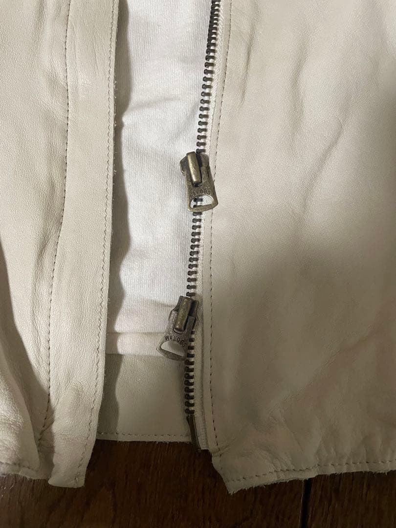 新品未使用　sissiレザー　シングルライダース