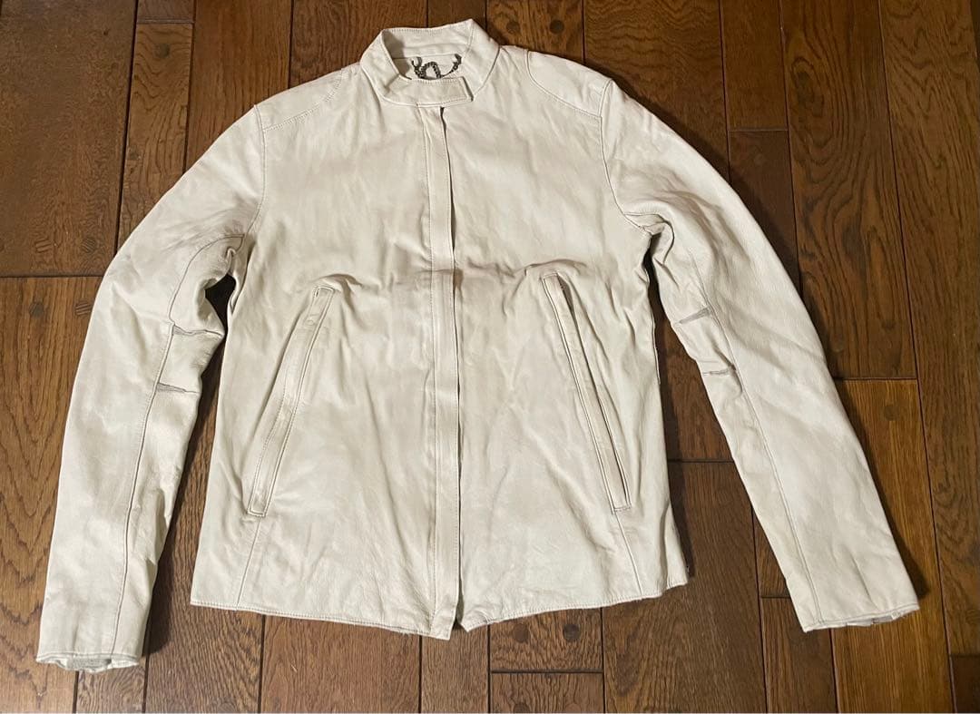 新品未使用　sissiレザー　シングルライダース