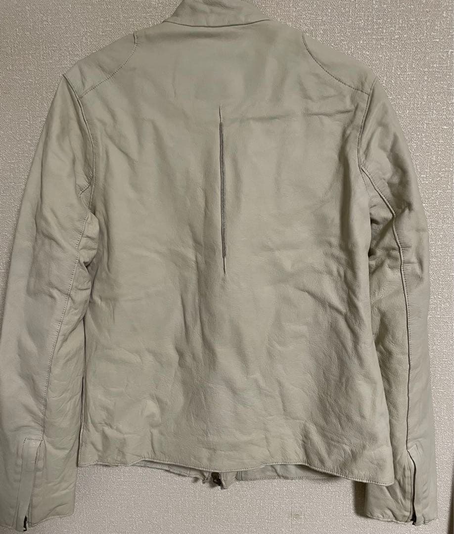 新品未使用　sissiレザー　シングルライダース