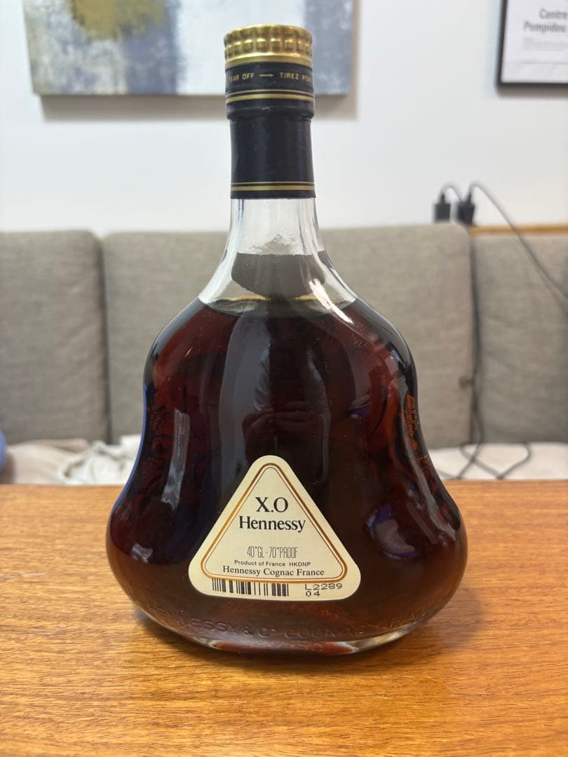 ヘネシー XO/金キャップ/ クリアボトル/ブランデー/700ml/