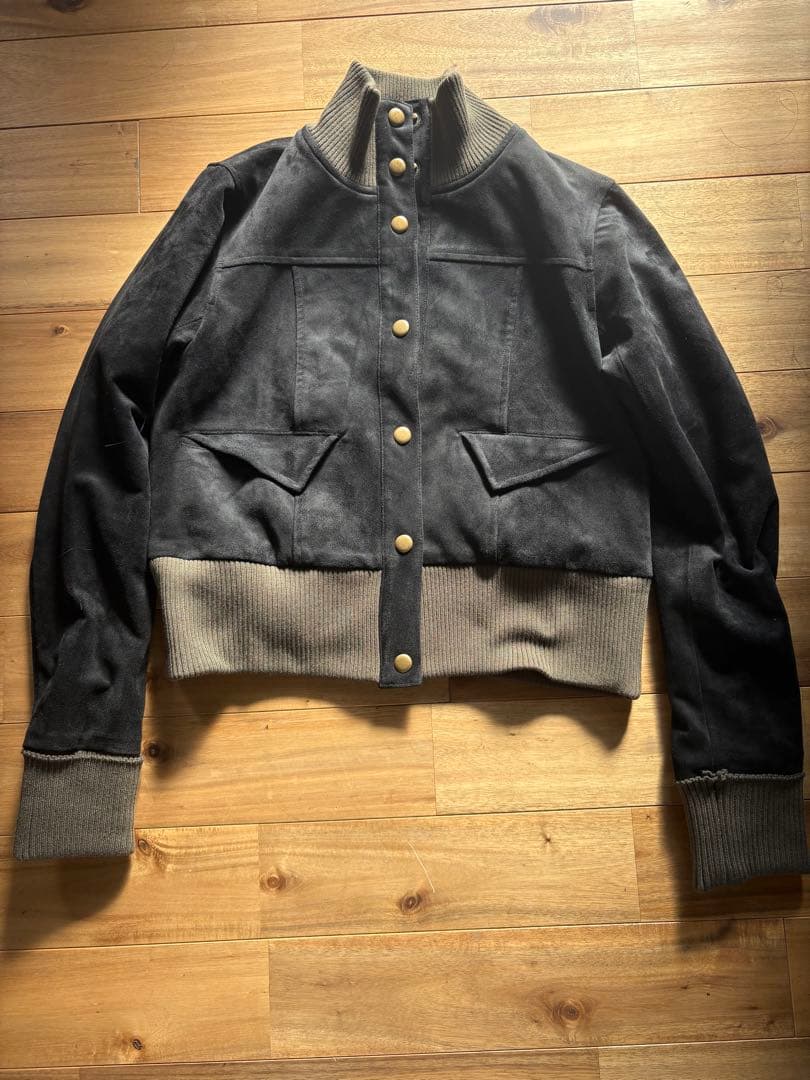 ジャケット・アウター philme suedelike knit blouson