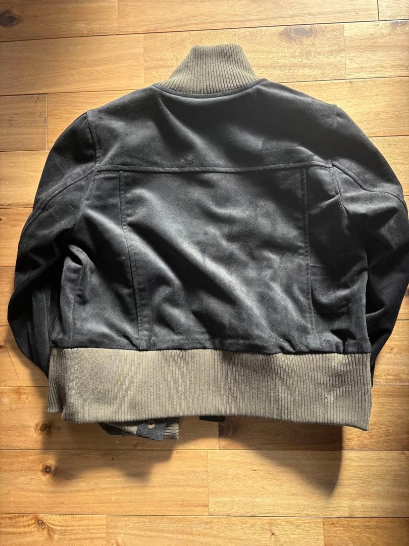 ジャケット・アウター philme suedelike knit blouson
