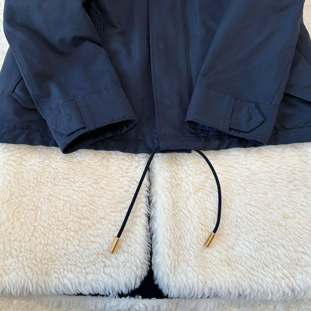 美品✨ザリラクス　ショートモッズコート　ファーライナー　黒　36