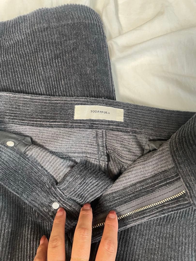 パンツ TODAYFUL Straight Corduroy Pants 38