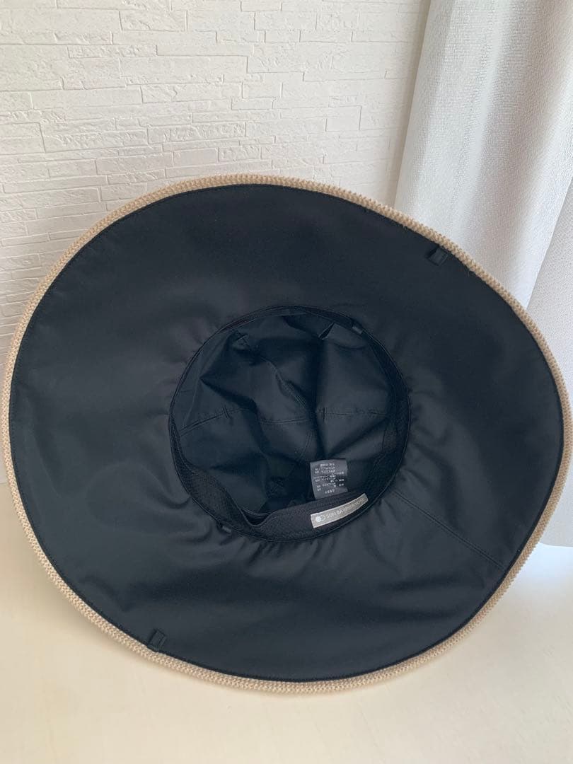 【美品】サンバリア100 リネンサーモハット　日焼け防止　シミ予防