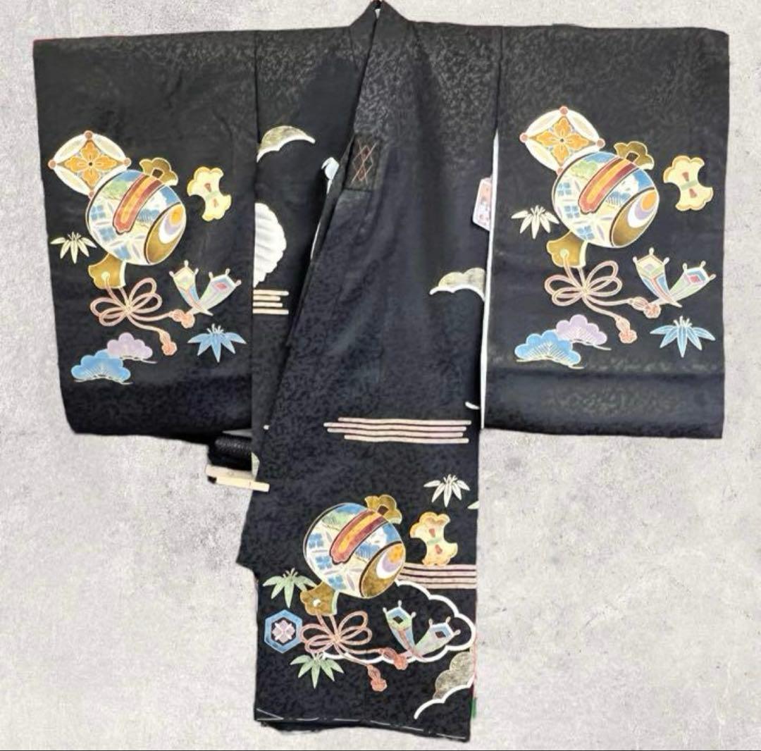 家紋無し　長襦袢付き　男児　産着　美品　お宮参り