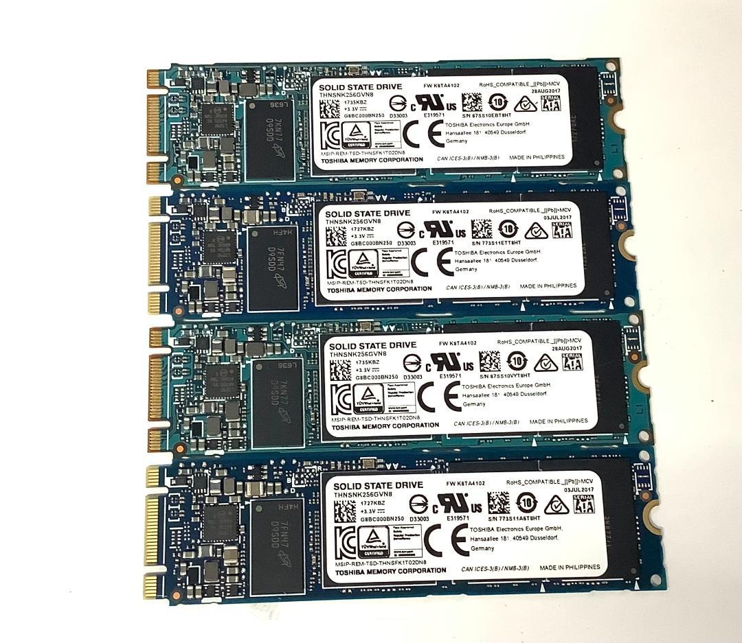 ③-W975-TOSHIBA SATA M.2 256GB SSD 4点