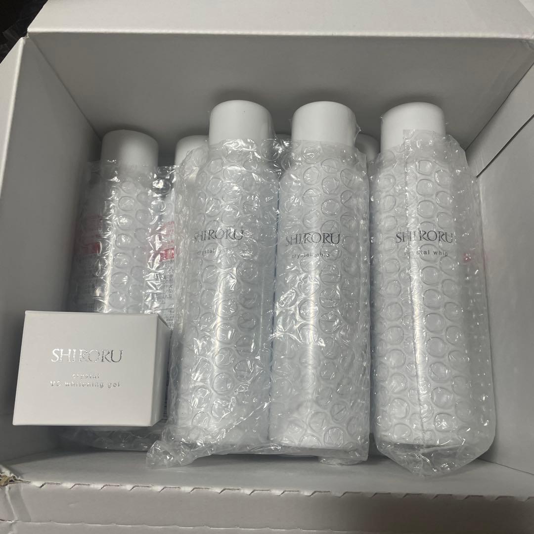SHIRORU クリスタルVCホワイトニングゲル とクリスタルホイップ8本セット