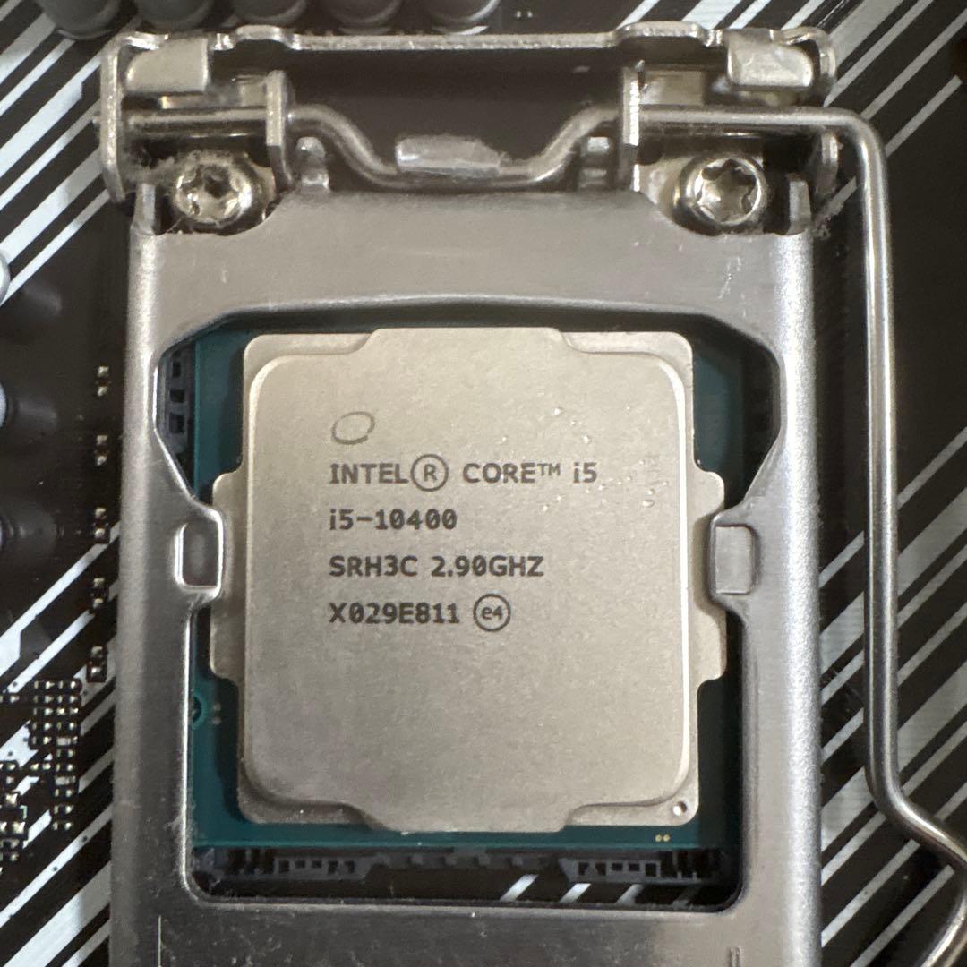 ASUSマザーボードと メモリ16GBとcorei5 10400セット