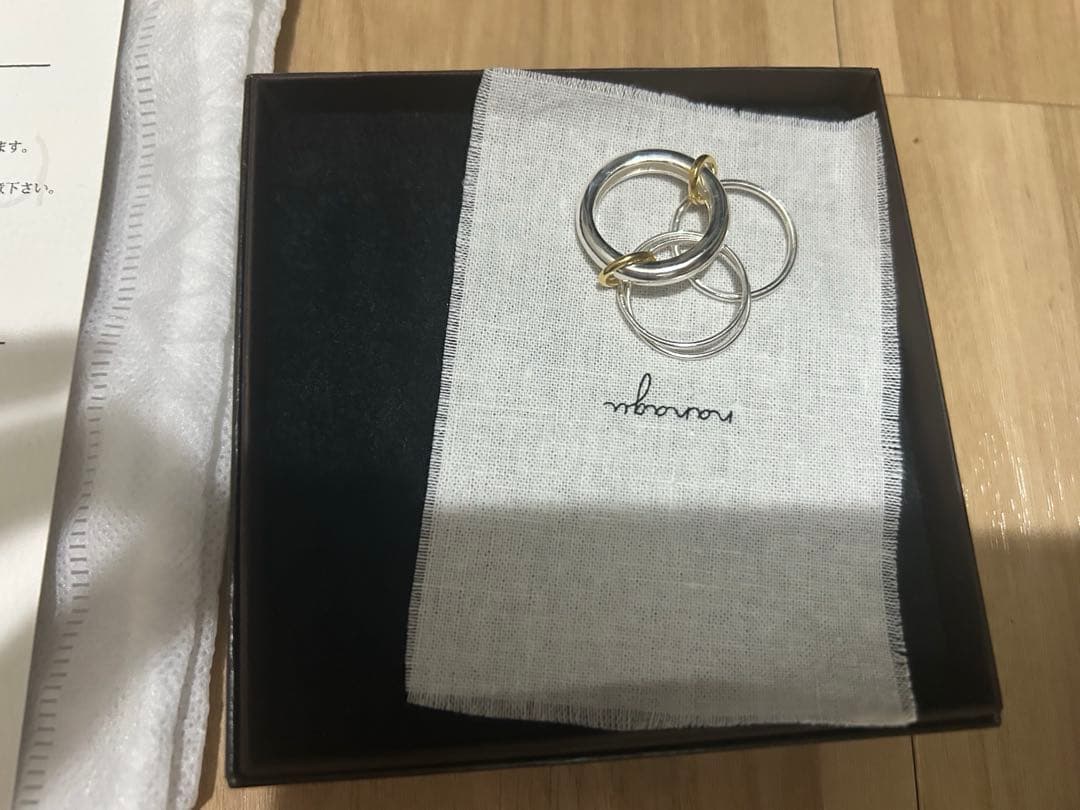 指輪・リング nanagu four hoops ring silver925